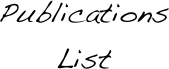 Publications 
List